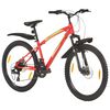vidaXL mountainbike 21 gear 26 tommer hjul 36 cm r&oslash;d
