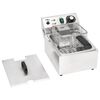 vidaXL elektrisk frituregryde rustfrit st&aring;l 10 l 3000 W