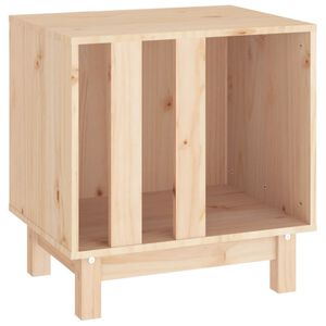 vidaXL hundehus 50x40x52 cm massivt fyrretr&aelig;