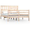 vidaXL sengeramme 140x190 cm massivt tr&aelig;