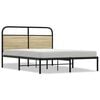 vidaXL sengeramme 120x200 cm uden madras konstrueret tr&aelig; sonoma-eg
