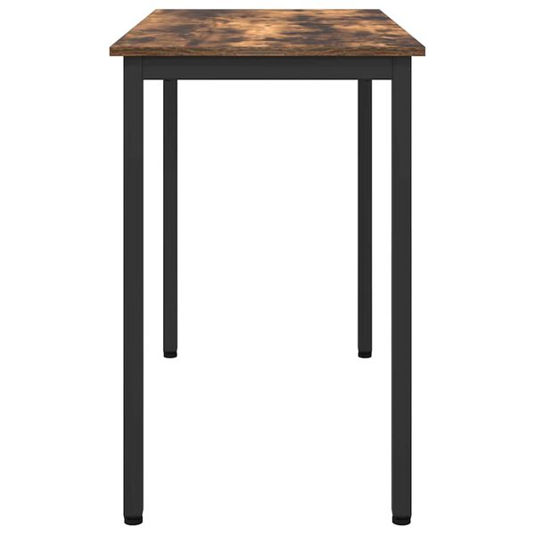 vidaXL bord R&oslash;get eg 100 x 50 x 76,5 cm Ingeni&oslash;rtr&aelig; og st&aring;l