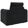 vidaXL Sovesofa Sort 98 x 71 x 83 cm Fl&oslash;jl