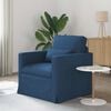 vidaXL Sofa Bl&aring; Samlede dimensioner: 78 x 78 x 80 cm (B x D x H) Fl&oslash;jl