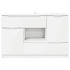 vidaXL Sideboard med skuffe Hvid 100 x 30 x 65,6 Konstrueret tr&aelig;