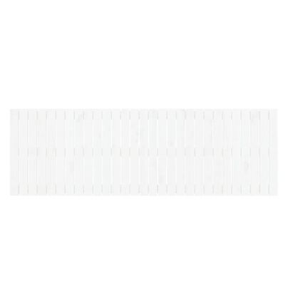 vidaXL sengegavl 185x3x60 cm massivt fyrretræ hvid