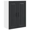 vidaXL V&aelig;gskab PORTO Sort 60 x 31 x 80 cm Konstrueret tr&aelig;