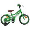 vidaXL B&oslash;rnecykel 16 tommer til 4-6 &aring;r gamle Gr&oslash;n