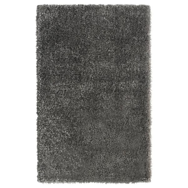 vidaXL shaggy gulvt&aelig;ppe med h&oslash;j luv 200x290 cm 50 mm antracitgr&aring;