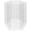 vidaXL sekskantet gabion-h&oslash;jbed 100x90x100 cm