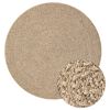 vidaXL gulvt&aelig;ppe ZIZUR &Oslash;200 cm jute-look indend&oslash;rs og udend&oslash;rs