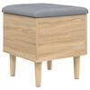 vidaXL skob&aelig;nk 42x42x46 cm konstrueret tr&aelig; sonoma-eg