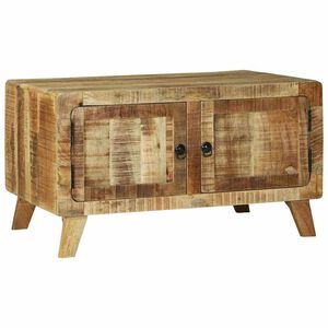 vidaXL Sofabord Brun 80 x 54 x 45 cm Massivt mangotr&aelig;