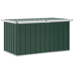vidaXL opbevaringskasse til haven gr&oslash;n 129x67x65 cm