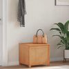 vidaXL Opbevaringskasse med opbevaring Naturfarvet 50 x 45 x 45 cm