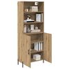 vidaXL Highboard Artisan Egetr&aelig; 69,5 x 32,5 x 180 cm Konstrueret tr&aelig;