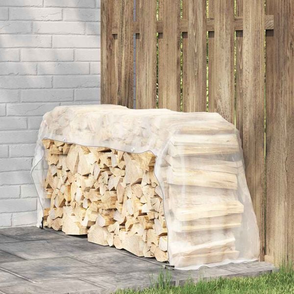 vidaXL klar presenning med &oslash;jer 1x3 m polyethylen