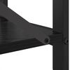 vidaXL Bogreol Sort eg 60 x 30 x 85 cm Konstrueret tr&aelig;