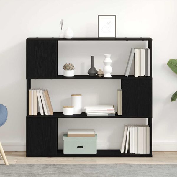 vidaXL TV-m&oslash;bels&aelig;t Sort eg 100 x 24 x 94 cm Konstrueret tr&aelig;