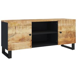 vidaXL tv-bord 105x33x46cm massivt mangotr&aelig;