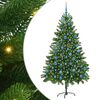 vidaXL Juletr&aelig; med 300 LED'er med stativ Gr&oslash;n 180 cm PE