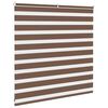 vidaXL zebragardin brun 140x100 cm stofbredde 135,9 cm polyester