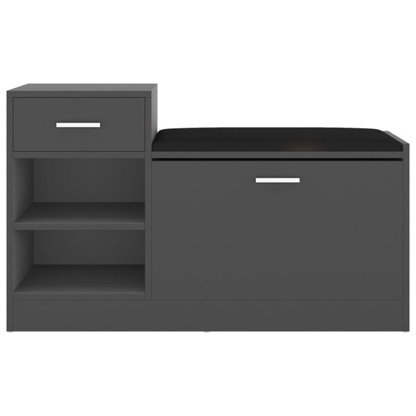 vidaXL skob&aelig;nk 94,5x31x57 cm konstrueret tr&aelig; gr&aring;