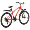 vidaXL mountainbike 21 gear 26 tommer hjul 36 cm r&oslash;d