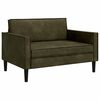 vidaXL XXL l&aelig;nestol Army Gr&oslash;n Faux Suede L&aelig;der
