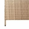 vidaXL Rumdeler Beige 196 x 200 cm polyrattan