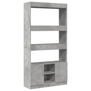 vidaXL reol 92x33x180 cm konstrueret tr&aelig; betongr&aring;