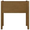 vidaXL plantekasse 70x31x70 cm massivt fyrretræ gyldenbrun