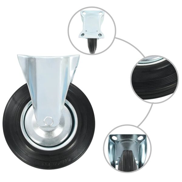 vidaXL hjul 24 stk. 200 mm