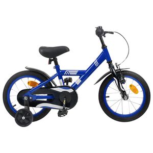 vidaXL B&oslash;rnecykel 12 tommer til 2-4 &aring;r gamle M&oslash;rk bl&aring;