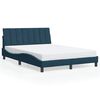 vidaXL sengeramme uden madras Hanko 120x200 cm velour bl&aring;
