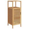 vidaXL badev&aelig;relsesskab med hylde 36x33x87 cm bambus