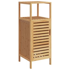vidaXL badev&aelig;relsesskab med hylde 36x33x87 cm bambus