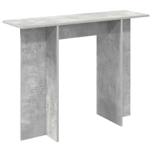 vidaXL Konsolbord Betongr&aring; 100 x 30 x 75 cm Konstrueret tr&aelig;