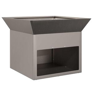 vidaXL B&aring;lsted Rusten 50 x 50 x 40 cm Forvitret st&aring;l