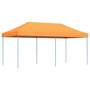 vidaXL foldbart pop up-festtelt 580x292x315 cm orange
