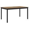vidaXL Spiseborde 150 x 90 x 75 cm Konstrueret tr&aelig; Artisan-eg