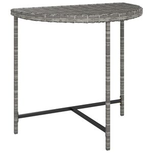 vidaXL havebord 80x50x75 cm polyrattan gr&aring;