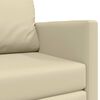 vidaXL Sovesofa 110cm Creme Kunstl&aelig;der