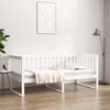 vidaXL daybed uden madras 90x200 cm massivt fyrretræ hvid