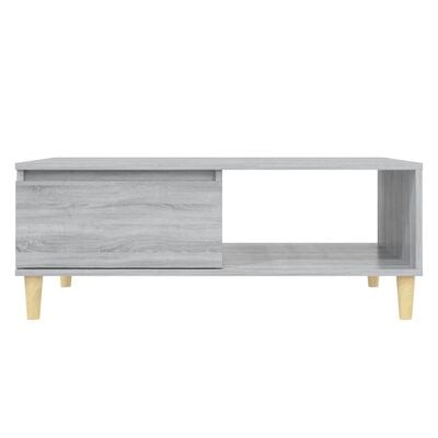 vidaXL sofabord 90x60x35 cm konstrueret træ grå sonoma-eg