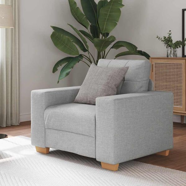 vidaXL sofastol 60 cm stof skygr&aring;