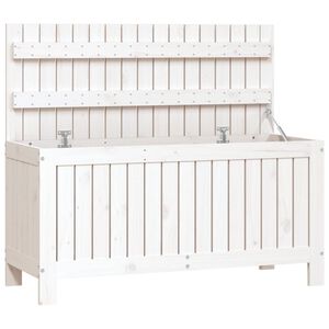 vidaXL havekasse 108x42,5x54 cm massivt fyrretr&aelig; hvid