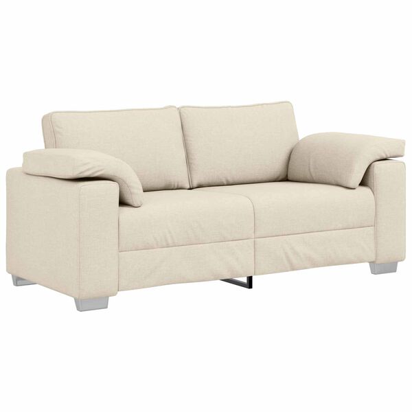 vidaXL Sofa Beige 180 x 80 x 82 cm Linned-blandet stof
