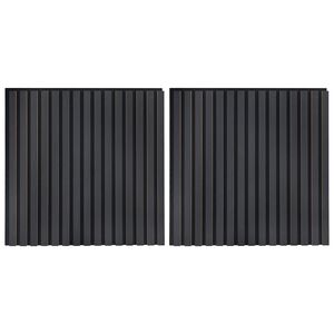 vidaXL V&aelig;gpaneler 2 stk. 60,5 x 60 cm Antracit