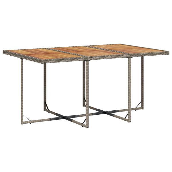 vidaXL lounges&aelig;t til haven 11 dele med hynder polyrattan gr&aring;